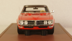 Pontiac Firebird 400 cabriolet closed 1968, red, GLM Models 1:43