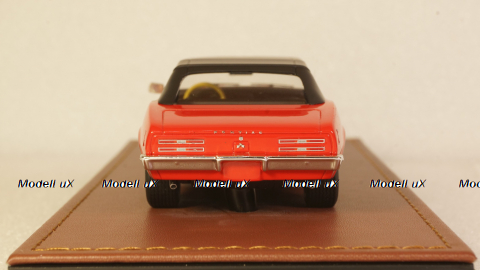 Pontiac Firebird 400 cabriolet closed 1968, red, GLM Models 1:43