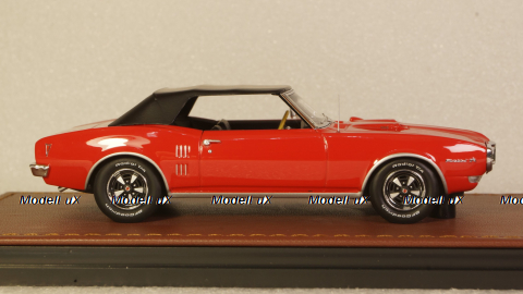 Pontiac Firebird 400 cabriolet closed 1968, red, GLM Models 1:43