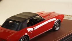 Pontiac Firebird 400 cabriolet closed 1968, red, GLM Models 1:43