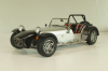 Caterham Super Seven JPE, black with carbon, 08225C, Kyosho 1:18