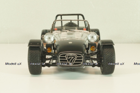 Caterham Super Seven JPE, black with carbon, 08225C, Kyosho 1:18