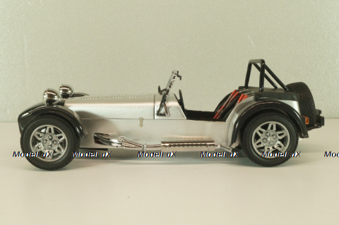 Caterham Super Seven JPE, black with carbon, 08225C, Kyosho 1:18
