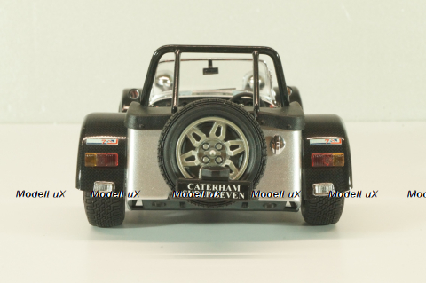 Caterham Super Seven JPE, black with carbon, 08225C, Kyosho 1:18