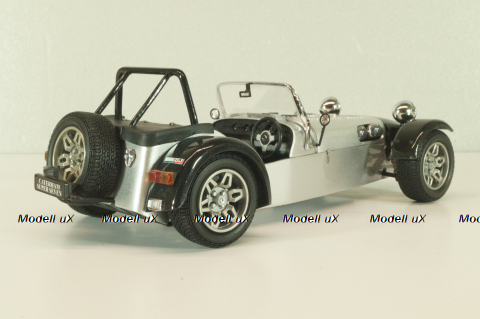 Caterham Super Seven JPE, black with carbon, 08225C, Kyosho 1:18