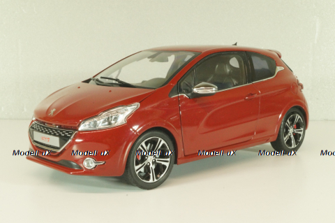 Peugeot 208 GTI 2013, red, 184700, Norev 1:18