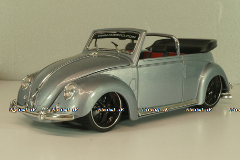 Volkswagen Beetle 1951 Custom, silver, Maisto 1:18