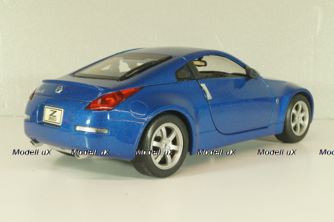 Nissan 350 Z 2002, blue, 92538, Road Signature 1:18