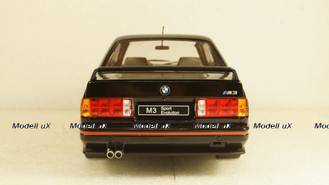BMW M3 E30 Sport Evolution 1990 black, S1801501, Solido 1:18