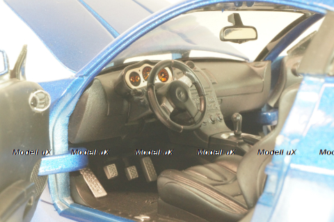 Nissan 350 Z 2002, blue, 92538, Road Signature 1:18