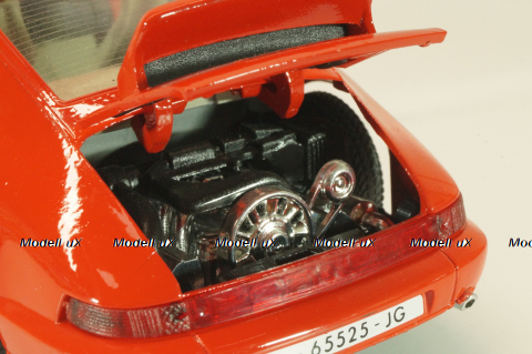Porshe 911 Carrera 4, red, 65525, Guiloy 1:20
