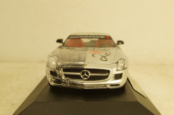 Mercedes SLS AMG ToyFair Nürnberg 2017, silver, IXO 1:43