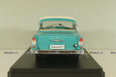 Opel Olympia Rekord PI 1957, green/white, G1648002, Hachette 1:24