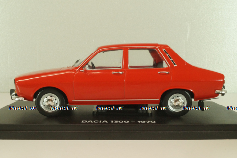 Dacia 1300 1970, red, Hachette 1:24