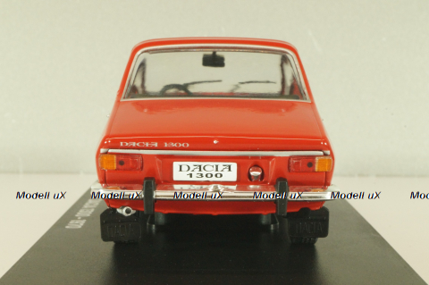 Dacia 1300 1970, red, Hachette 1:24