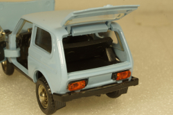 Ваз-2121 Нива с прицепом Скиф, Июнь 1989г.,  Тантал/Радон  1:43
