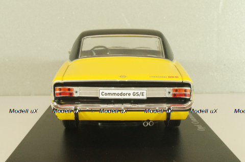 Opel Commodore A GS/E Coupe 1970, yellow/black, G1648004, Hachette 1:24