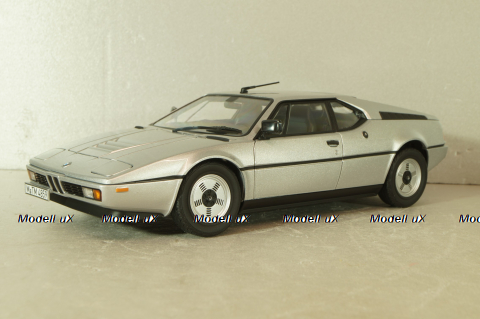 BMW M1 1980, silver, 183226, Norev 1:18  