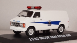 Dodge RAM B250 Indiana State Police 1980, White, Greenlight 1:43