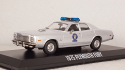 Plymouth Fury Smokey & Bandit 1975 silver, 86581, Greenlight 1:43