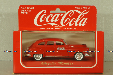 Chrysler Windsor Coco-Cola 1946, red, 9604, Solido 1:43