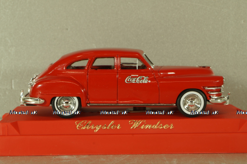 Chrysler Windsor Coco-Cola 1946, red, 9604, Solido 1:43