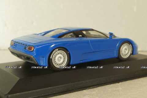 Bugatti EB 110 1991, blue, 430102110, Minichamps 1:43