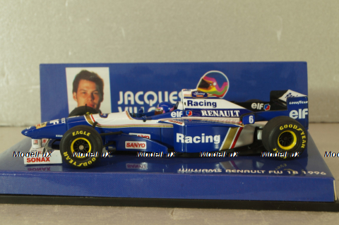 Williams Renault FW 18, J.Villeneuve 1996, 430960006, Minichamps 1:43