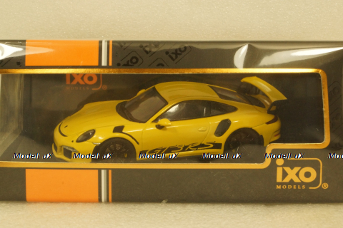 Porsche 911 (991) GT3 RS  2017, Yellow, MOC299, IXO 1:43