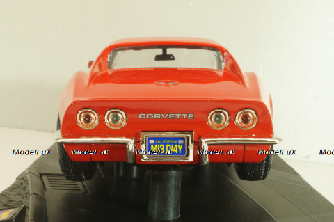 Chevrolet Corvette Stingrey (C3) 1969, red,  276378, Hot Wheels 1:18
