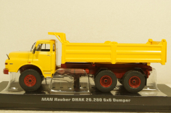 Man 28.260H 1971 Muldenkipper Yellow, TRUD003,  IXO 1:43