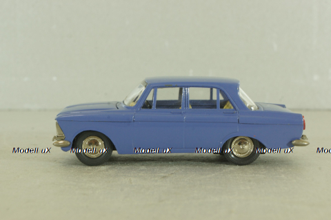 Москвич-412 А2, фиолетовый, 2 зажима, Тантал/Радон 1:43