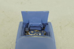 Москвич-412 А2, фиолетовый, 2 зажима, Тантал/Радон 1:43