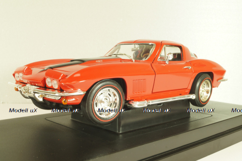 Chevrolet Corvette (C2) Sting Ray 1967, red, 32275, ERTL 1:18 Уценка!