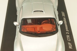 RUF CTR presentation 2007 (Porsche 911), silver, S0714, Spark 1:43
