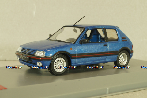 Peugeot 205 1600 GTI 1992, blue, WB244, WhiteBox 1:43