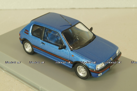 Peugeot 205 1600 GTI 1992, blue, WB244, WhiteBox 1:43