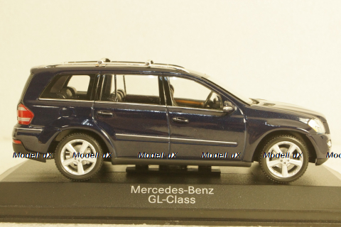 Mercedes GL500 X164 2006, B66962228, blue, Minichamps 1:43