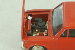 Ваз-2101, красный, Тантал/Радон 1:43