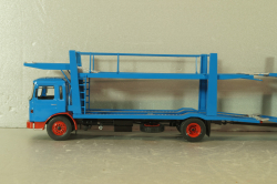 MAN Autotransporter with trailer 1970, blue, TTRX034, IXO 1:43 