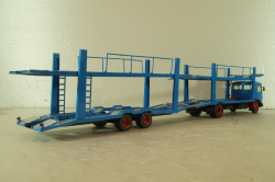 MAN Autotransporter with trailer 1970, blue, TTRX034, IXO 1:43 
