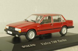 Volvo 740 turbo, RED, 8506017, Atlas Volvo Collection, 1:43