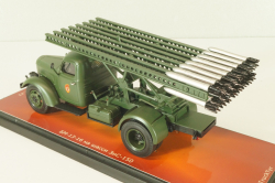БМ-13-16 Катюша на шасси Зис-150, хаки, TruckTyr 1:43
