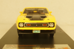 Ford Mustang Mach 1,  1971 yellow / black, PRD397J, Premium X 1:43