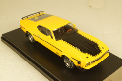 Ford Mustang Mach 1,  1971 yellow / black, PRD397J, Premium X 1:43