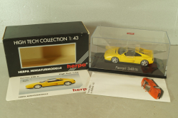 Ferrari 348 TS targa 1989, yellow, 010214, Herpa 1:43