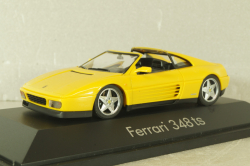Ferrari 348 TS targa 1989, yellow, 010214, Herpa 1:43