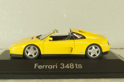 Ferrari 348 TS targa 1989, yellow, 010214, Herpa 1:43