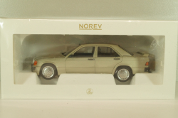 Mercedes-Benz 190 E (W201) 2.3-16 1984, silver metallic, 183831, Norev 1:18