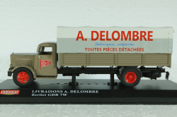 Berliet GDR 7W Truck Telonato Livraisons A.Delombre 1954, Altaya 1:43
